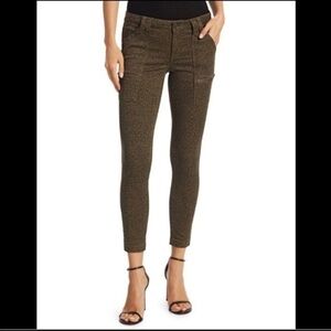 Joie Leopard Print Parker Skinny Jeans (c)